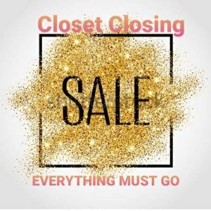 CLOSET CLOSING SALE!!
